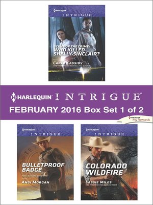 cover image of Harlequin Intrigue February 2016, Box Set 1 of 2